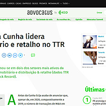 Antas da Cunha lidera imobilirio e retalho no TTR